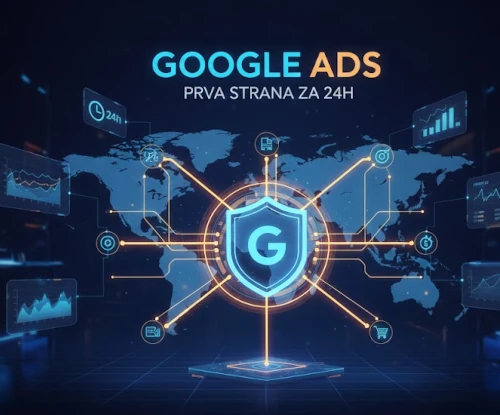 Google Ads prva strana za 24 sata