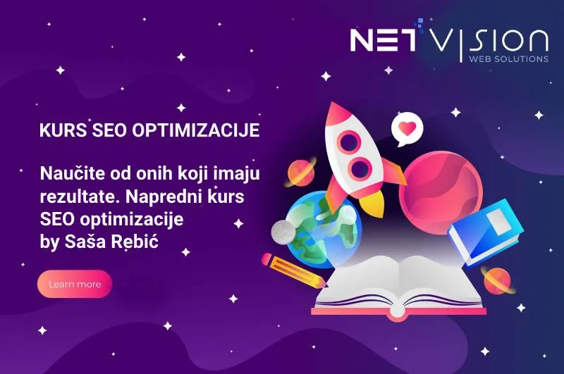 Kurs SEO optimizacije — Net Vision
