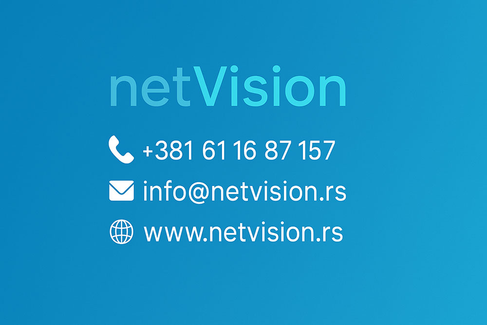 Net Vision kontakt informacije