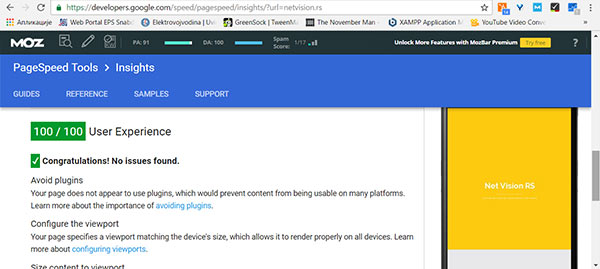 Google Page Speed Tools